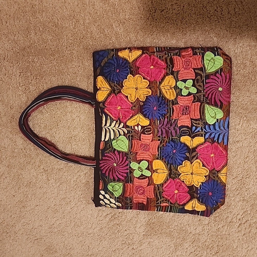 Embroidered Tote Bag
